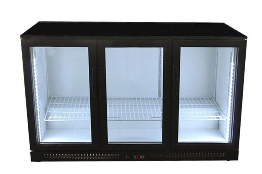 供應(yīng)桌上型不銹鋼雙門(mén)吧臺(tái)啤酒冷藏展示柜